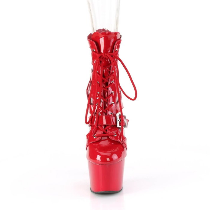 Botine roșii ADORE 1013 MST Pleaser toc stiletto 18 cm platformă 7 cm pole dance [3]