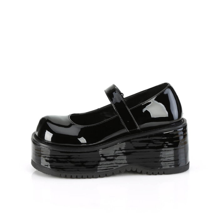 Pantofi Mary Jane Gothic Demonia DOLLIE 01 cu platformă de 8,3 cm și baretă peste rist [4]