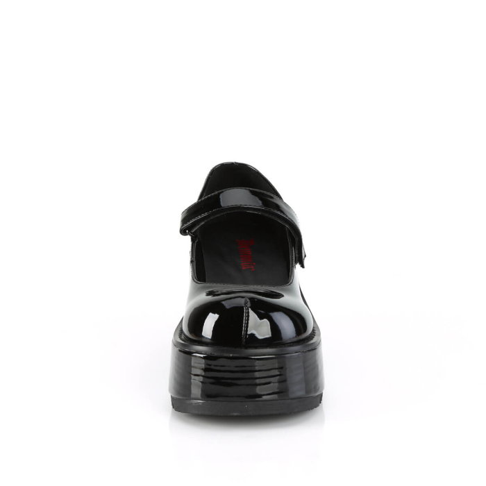 Pantofi Mary Jane Gothic Demonia DOLLIE 01 cu platformă de 8,3 cm și baretă peste rist [5]