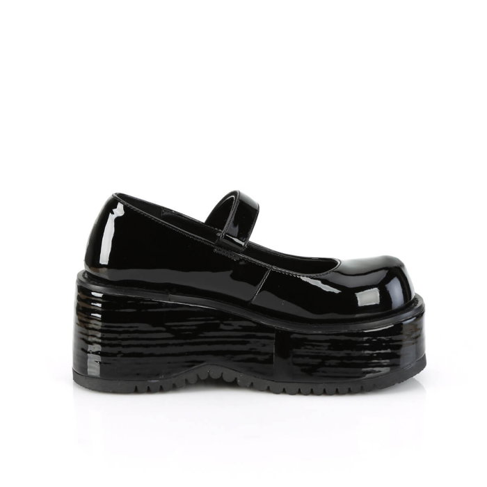 Pantofi Mary Jane Gothic Demonia DOLLIE 01 cu platformă de 8,3 cm și baretă peste rist [3]