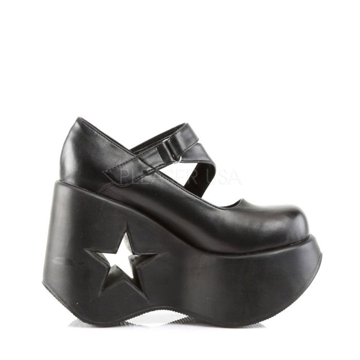 Pantofi cu platforma stil gothic, Demonia Cult [5]
