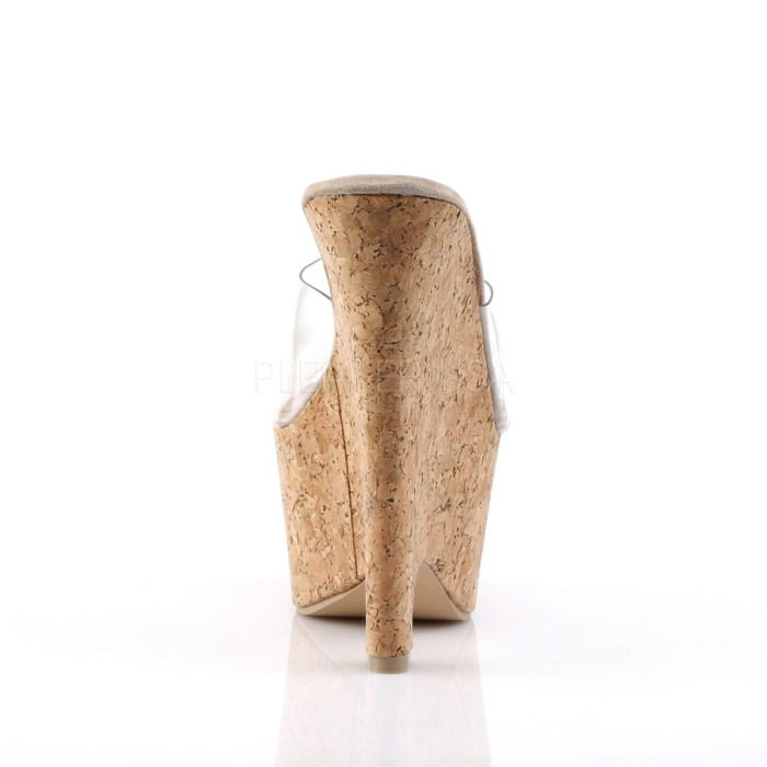 sandale cu talpa ortopedica din pluta, Pleaser USA [4]