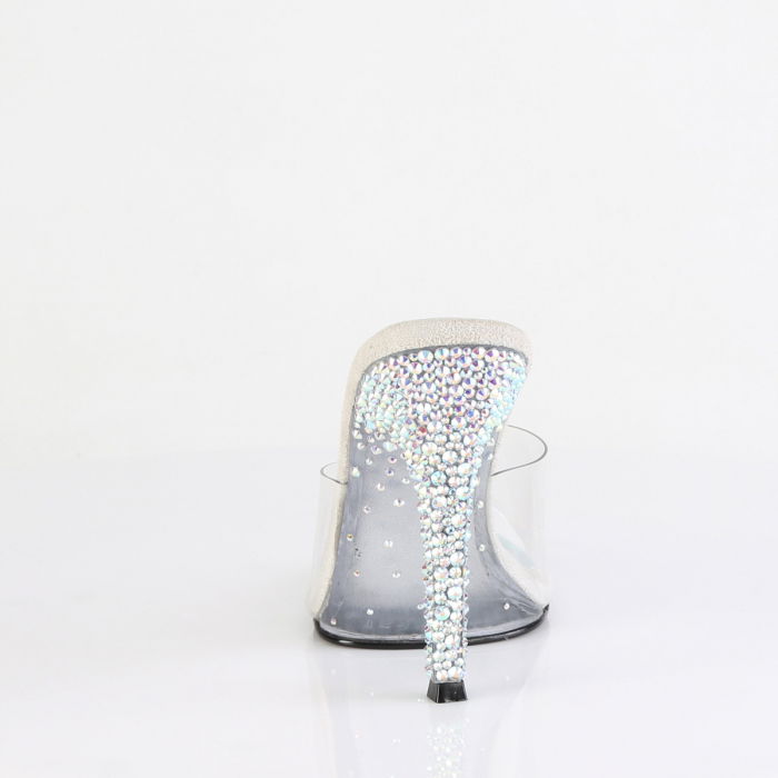 Sandale concurs bikini fitness fara platforma transparente [4]