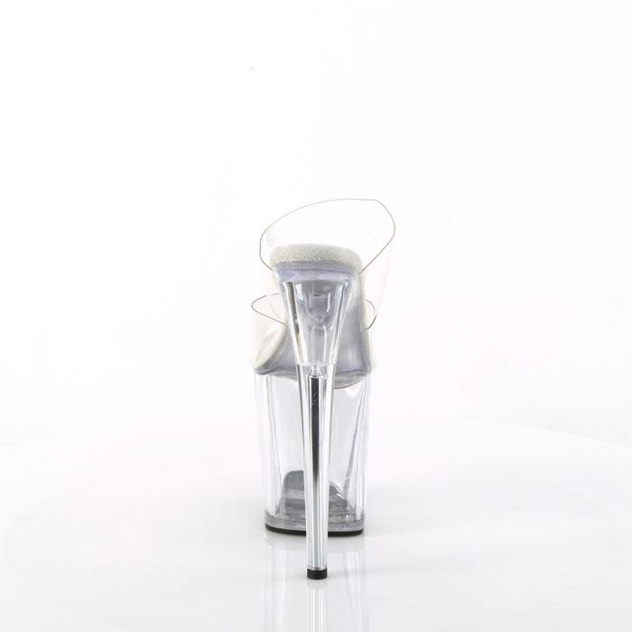 Papuci transparenti FLAMINGO 802 Pleaser toc 20 cm pole dance [4]