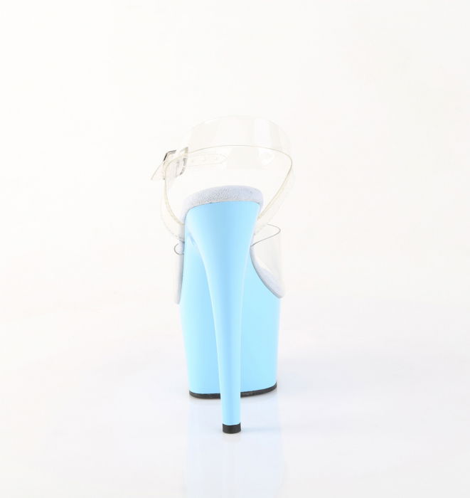 Sandale albastre de mireasa cu toc inalt marimi mari [4]