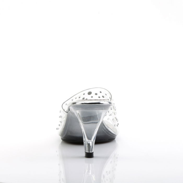 Sandale de dama cu toc mic concurs bikini fitness de mireasa Pleaser [4]