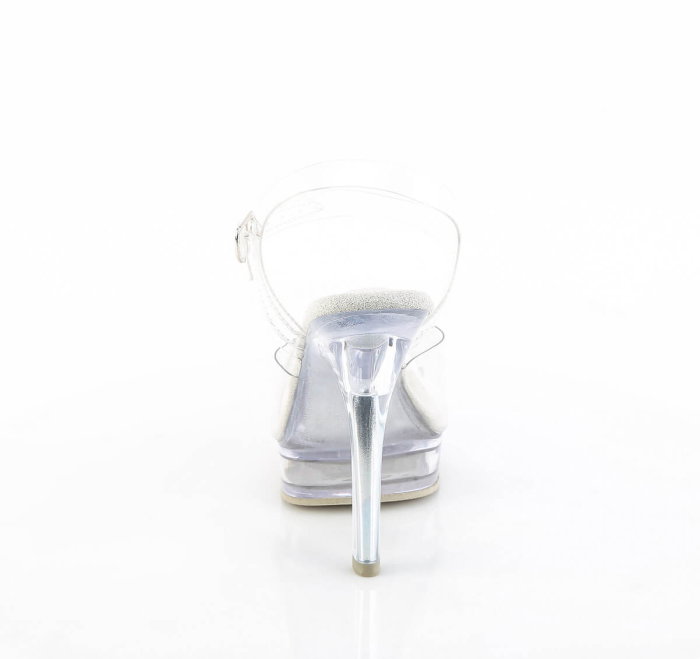 Sandale Majesty 508 transparente toc inalt concurs fitness mireasa [8]