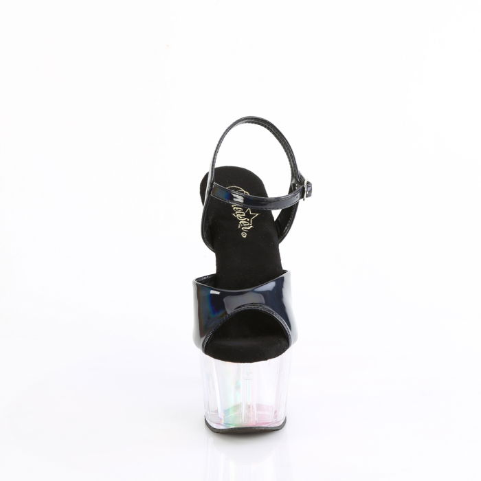 Sandale cu platforma si toc, sandale transparente comode [3]