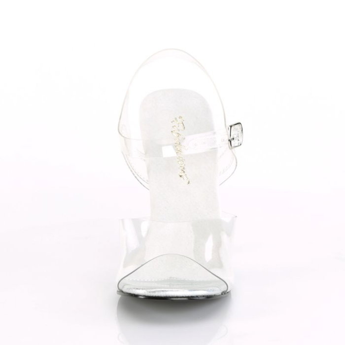 Sandale concurs bikini fitness fara platforma transparente [2]
