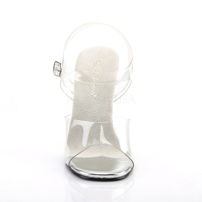 Sandale concurs bikini fitness fara platforma transparente [2]