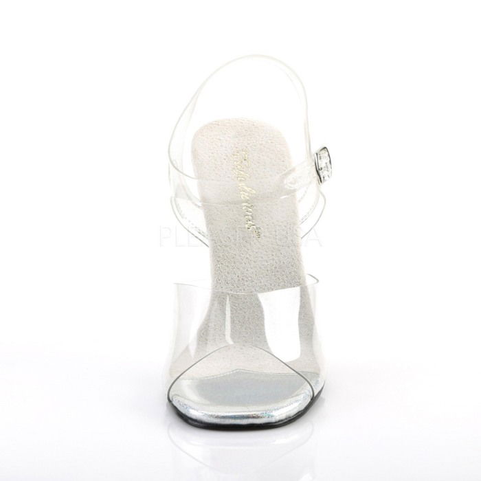 Sandale concurs bikini fitness fara platforma transparente [2]