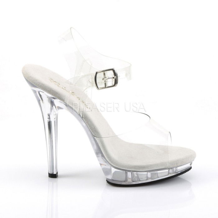 Sandale LIP 108 transparente toc inalt concurs fitness mireasa [5]