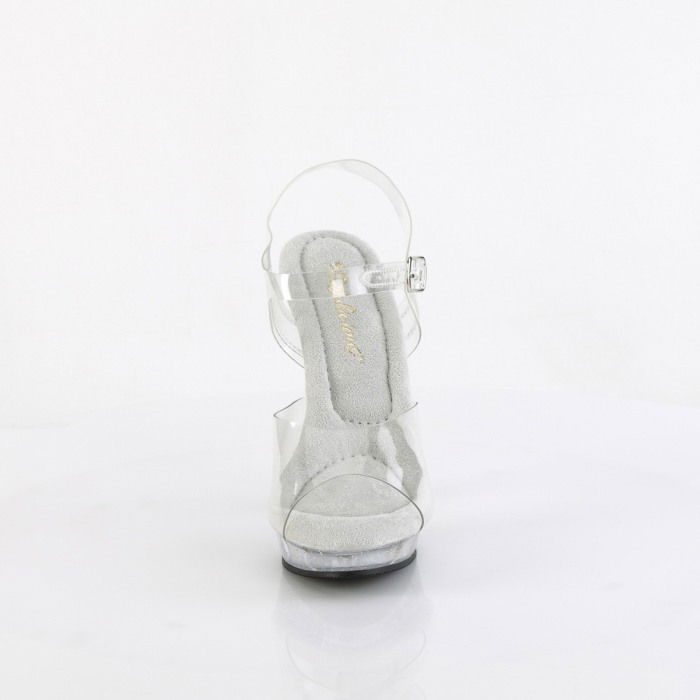 Sandale LIP 108 MG transparente toc inalt concurs fitness mireasa [2]