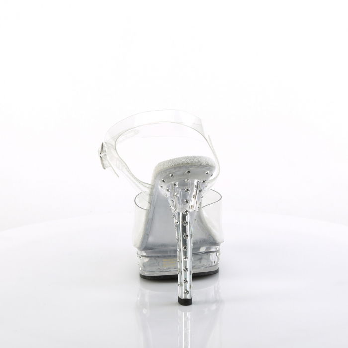Sandale Majesty 508 SDT transparente cu toc inalt pentru concurs bikini fitness [4]