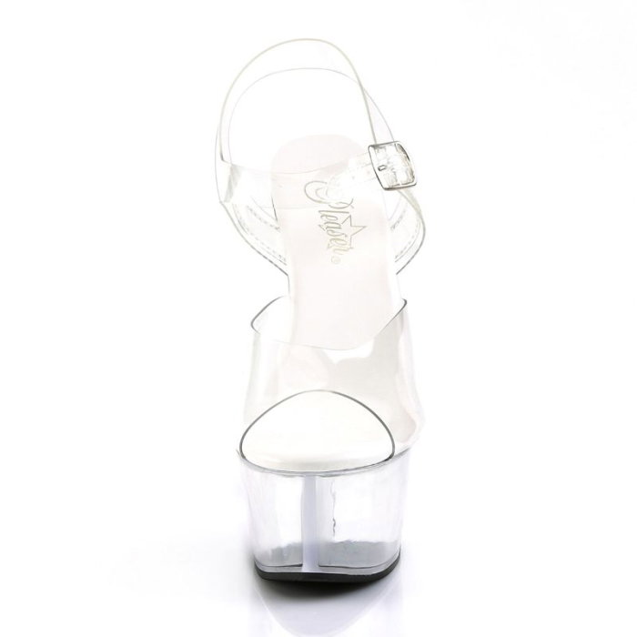 sandale transparente mireasa toc 15 cm platforma Aspire 608 [5]