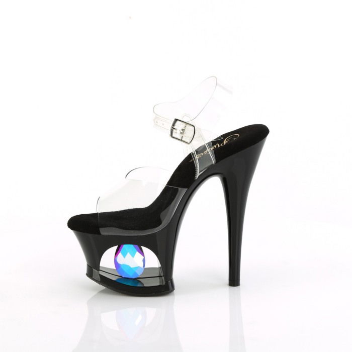 Sandale cu platforma si toc inalt moon 708 dia, Pleaser USA [3]