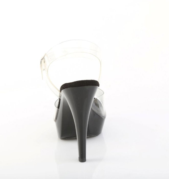 Sandale cu toc mediu de 12 cm brand Pleaser USA marimi mari [2]