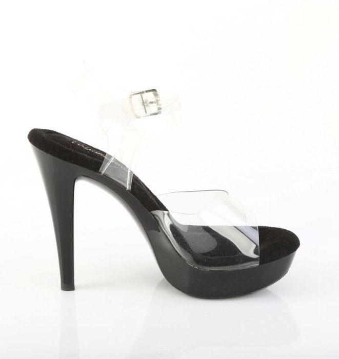 Sandale cu toc mediu de 12 cm brand Pleaser USA marimi mari [4]