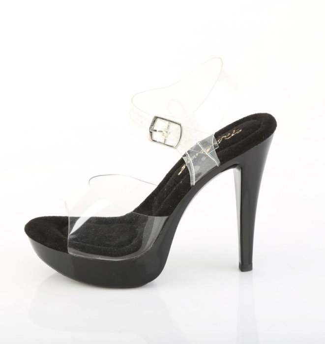 Sandale cu toc mediu de 12 cm brand Pleaser USA marimi mari [3]