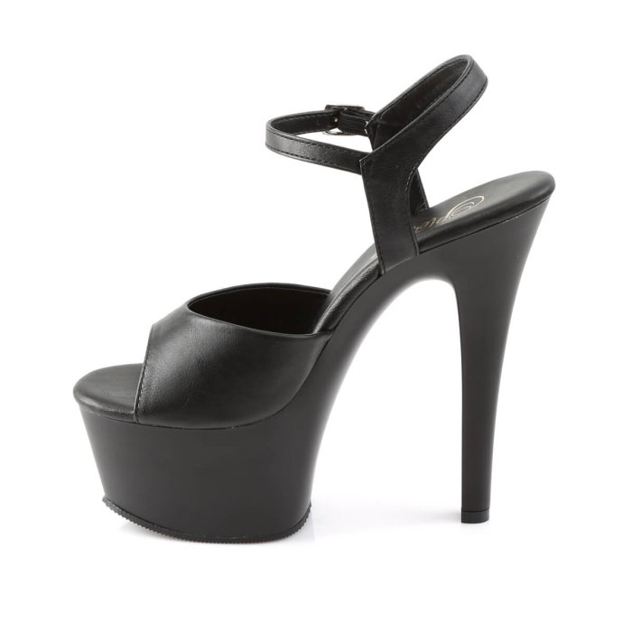 sandale negre piele ecologica Aspire 609 Pleaser [2]