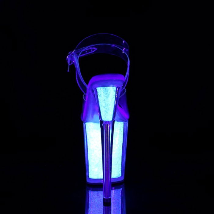 sandale pole dance Flamingo 808 UVG cu toc de 20 cm si platformă înaltă [2]