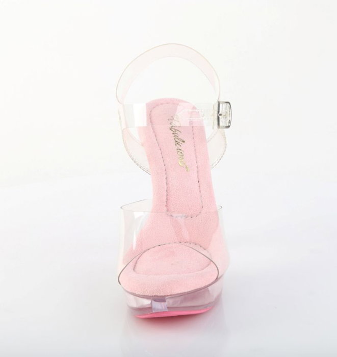 sandale roz cu platforma cocktail 508 toc 12.7 cm elegante dama [5]