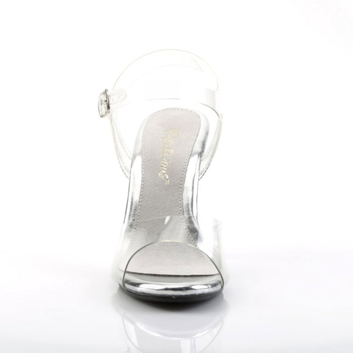 sandale transparente cu toc 10 cm Pleaser CARESS 408 bikini fitness [5]