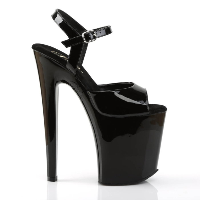 Sandale cu toc de 20 cm si platforma, pentru Pole dance, pe marimi mari, Xtreme 809 [3]