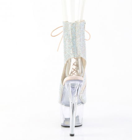 Botine cu platforma transparenta toc inalt Pleaser USA [3]