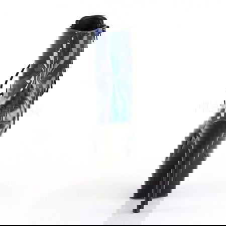 Botine cu toc si platforma, albastru cu mov, ADORE 1020 SHG [3]