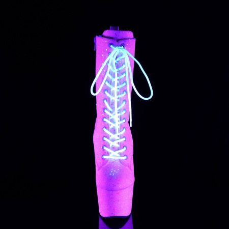 Botine cu platforma roz ADORE 1040 IG [1]