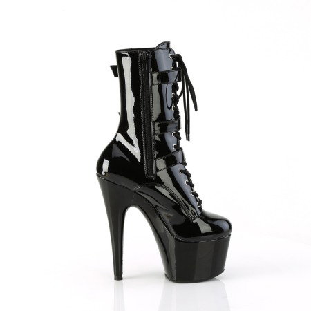 Botine cu toc de 18 cm, cu barete cu catarame, pentru pole dance, Pleaser, Adore 1043 [4]