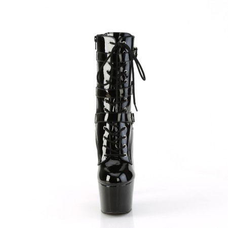 Botine cu toc de 18 cm, cu barete cu catarame, pentru pole dance, Pleaser, Adore 1043 [1]