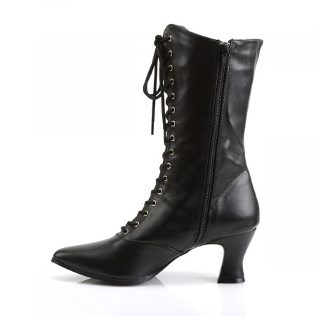 Botine cu toc mic, stil victorian [2]