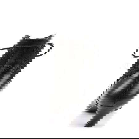 Botine cu toc mic, cu dantela neagra, comode, Pleaser USA, dame 05 [3]