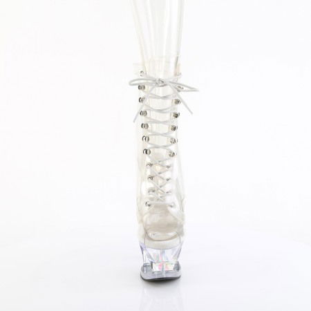 Botine transparente cu toc inalt brand Pleaser [1]