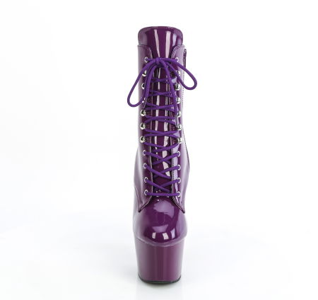 Botine mov cu platforma si toc, marimi mari [1]