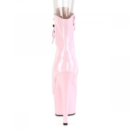 Botine roz cu toc si platforma pentru pole dance [3]