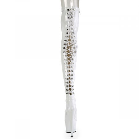 Cizme lungi peste genunchi, albe si comode [2]