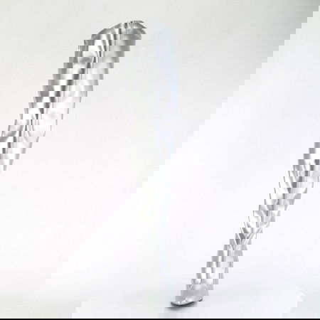 Cizme peste genunchi, toc stiletto, argintii, brand Pleaser USA [1]