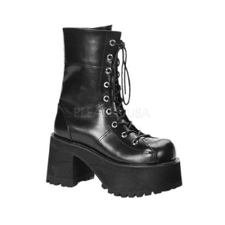 Botine Dama - Ghete cu platforma Demonia Cult stil gothic