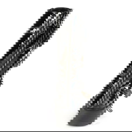 Bocanci stil gothic cu talpa inalta, catarame, Demonia Cult, Slacker 260 [3]