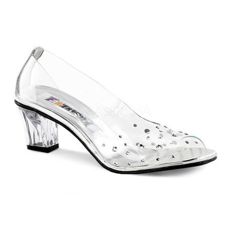 Pantofi cu toc mic - Pantofi CRYSTAL 100