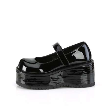 Pantofi Mary Jane Gothic Demonia DOLLIE 01 cu platformă de 8,3 cm și baretă peste rist [3]