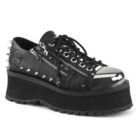 Incaltaminte Gotic Barbati - Pantofi GRAVEDIGGER 04