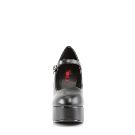 Pantofi Mary Jane negri mat Demonia DOLLY 50 cu platformă și toc gros [3]