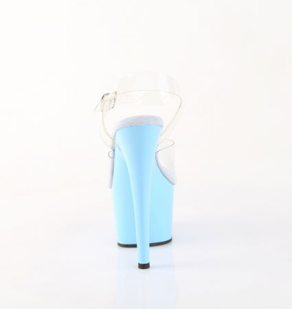 Sandale albastre de mireasa cu toc inalt marimi mari [3]