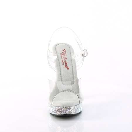 Sandale Majesty 508 DM transparente toc inalt concurs fitness mireasa [1]