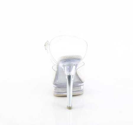 Sandale Majesty 508 transparente toc inalt concurs fitness mireasa [7]
