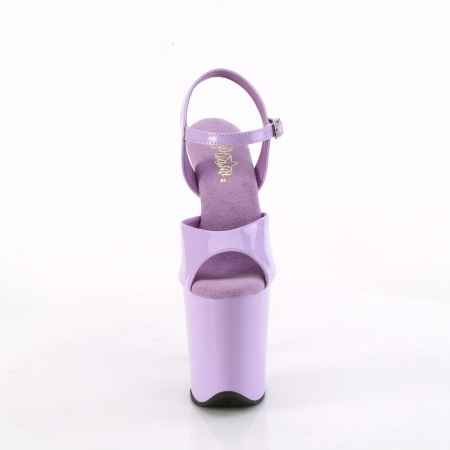 Sandale cu platforma, mov si elegante, brand Pleaser USA [2]